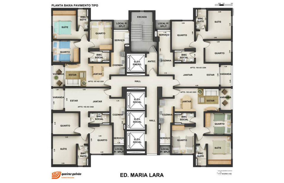 Maria Lina e Maria Lara | Casa Orange